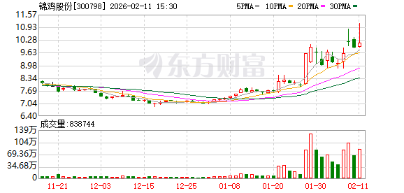 锦鸡股份：H酸产能为8000吨/年  第1张